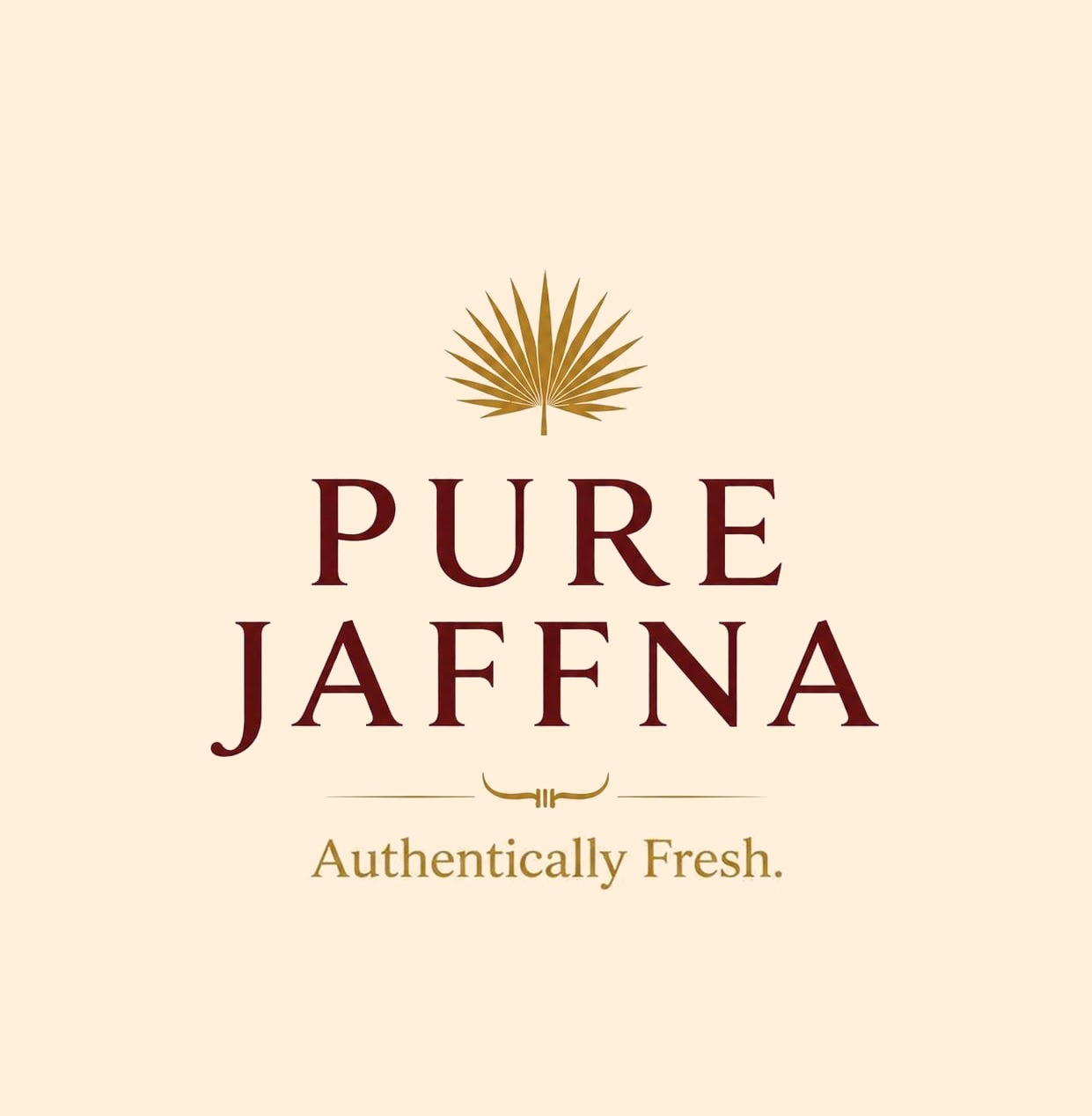 Pure Jaffna palm logo